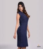 Executive Pinstripe Dress - Image 4